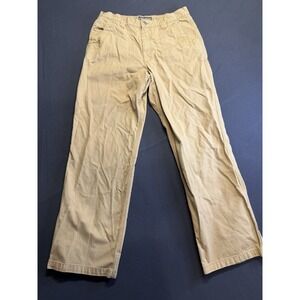 Mountain Khakis Pants Men's 33x32 Brown Khaki Canvas Broadway Fit Utility Work